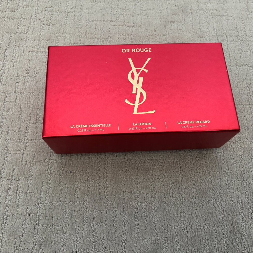Yves Saint Laurent Or Rouge Luxury SkinCare 3 pc Gift Set Damaged Box FREE SHIP - Picture 4 of 4